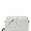 GOLDEN GOOSE Sac Star Cuir Glitter Argenté