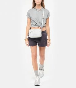 GOLDEN GOOSE Sac Star Cuir Glitter Argenté -jerome dreyfuss shop unnamed file 2082