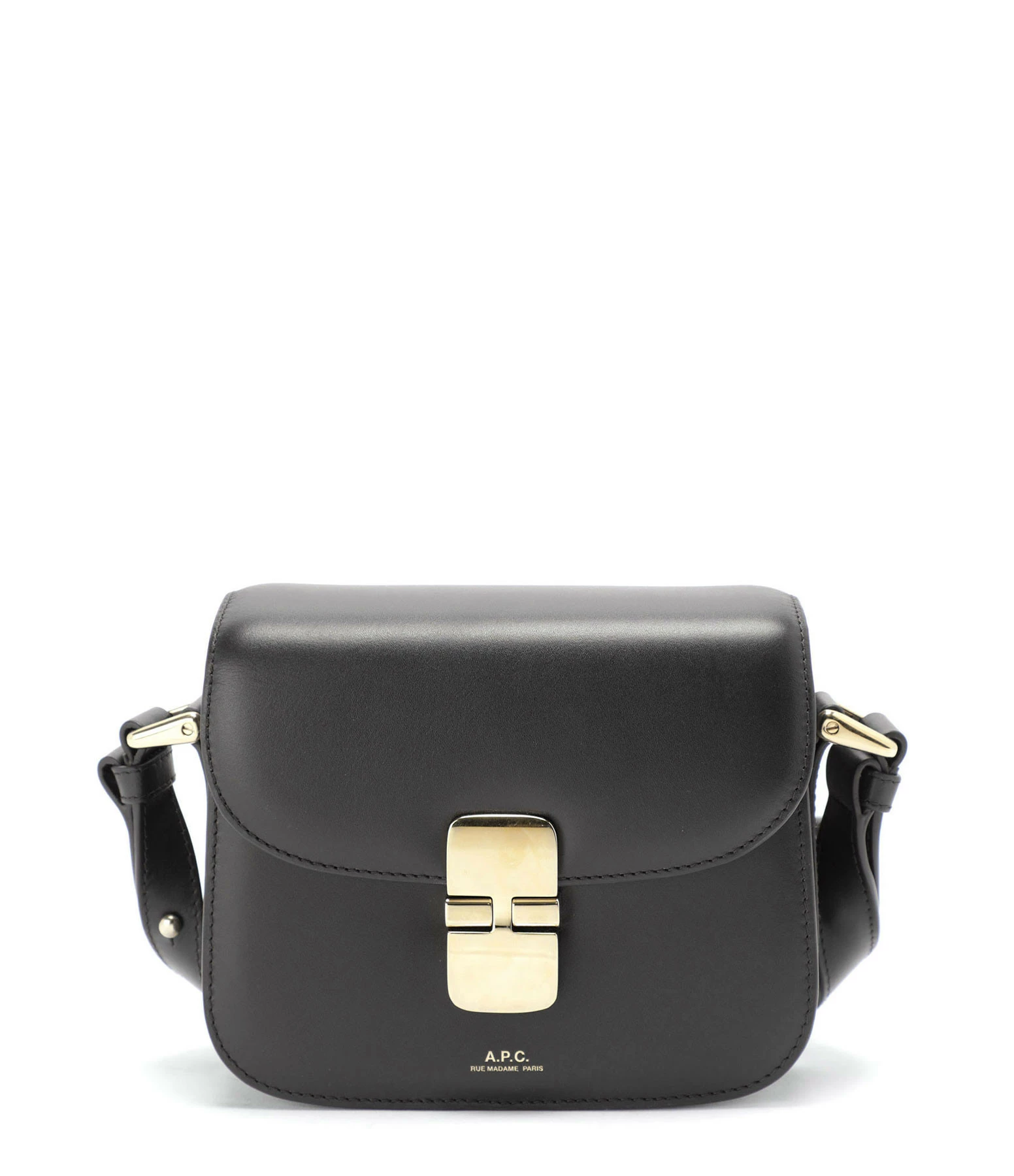 A.P.C. Sac Grace Mini Cuir Lisse Noir 3 A.P.C. Sac Grace Mini Cuir Lisse Noir