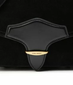 ISABEL MARANT Sac Besace Botsy Cuir Noir -jerome dreyfuss shop unnamed file 2110