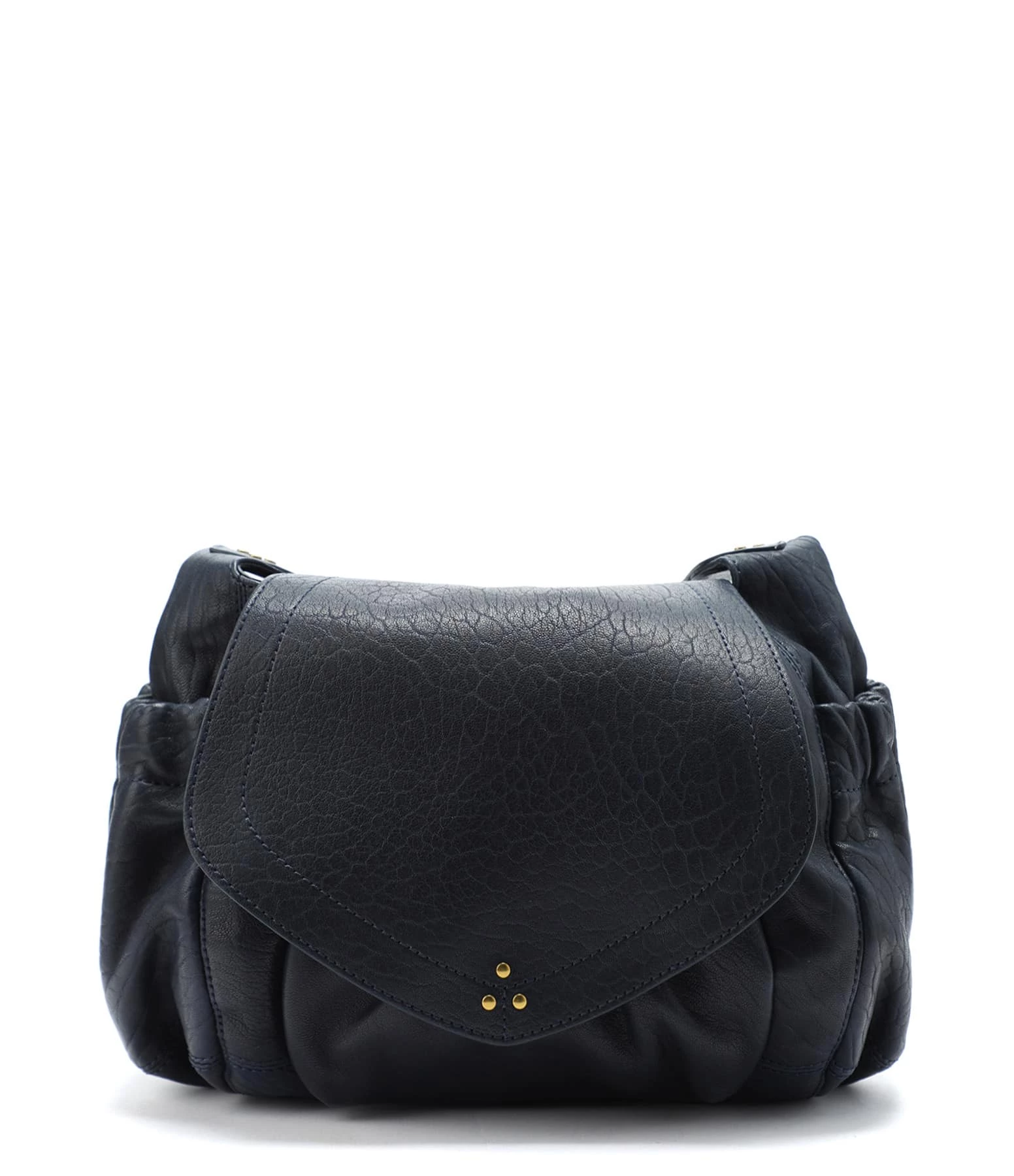 JEROME DREYFUSS Sac Helmut S Cuir Bubble Saphir 3 JEROME DREYFUSS Sac Helmut S Cuir Bubble Saphir