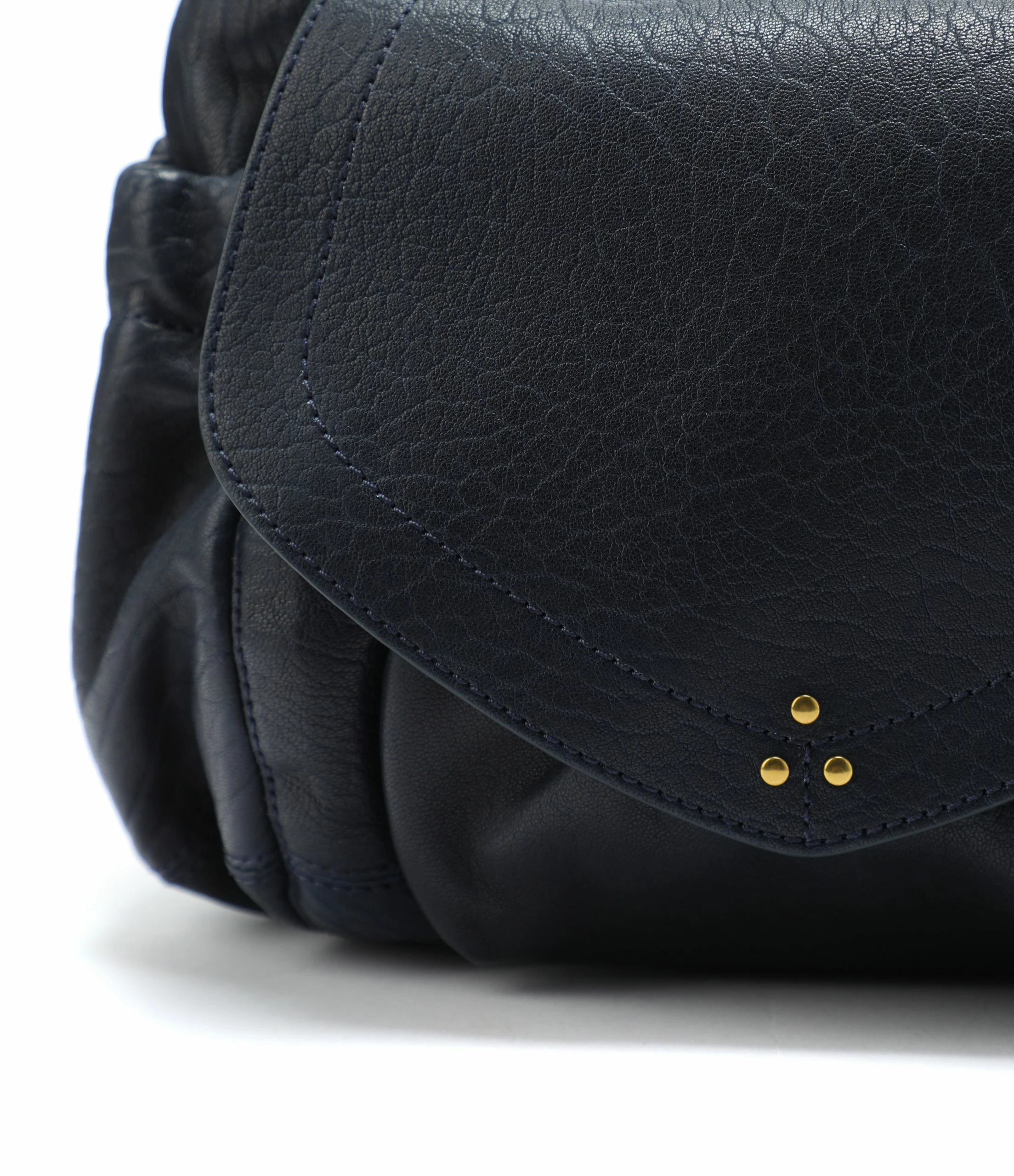 JEROME DREYFUSS Sac Helmut S Cuir Bubble Saphir 6 JEROME DREYFUSS Sac Helmut S Cuir Bubble Saphir – Image 4