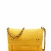 JEROME DREYFUSS Sac Lulu S Cuir Bubble Jaune Tournesol