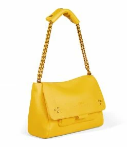 JEROME DREYFUSS Sac Lulu S Cuir Bubble Jaune Tournesol -jerome dreyfuss shop unnamed file 2139