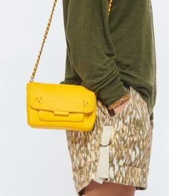 JEROME DREYFUSS Sac Lulu S Cuir Bubble Jaune Tournesol -jerome dreyfuss shop unnamed file 2142