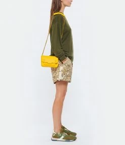 JEROME DREYFUSS Sac Lulu S Cuir Bubble Jaune Tournesol -jerome dreyfuss shop unnamed file 2143