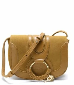 SEE BY CHLOE Sac Hana Mini Double Cuir Amber Green