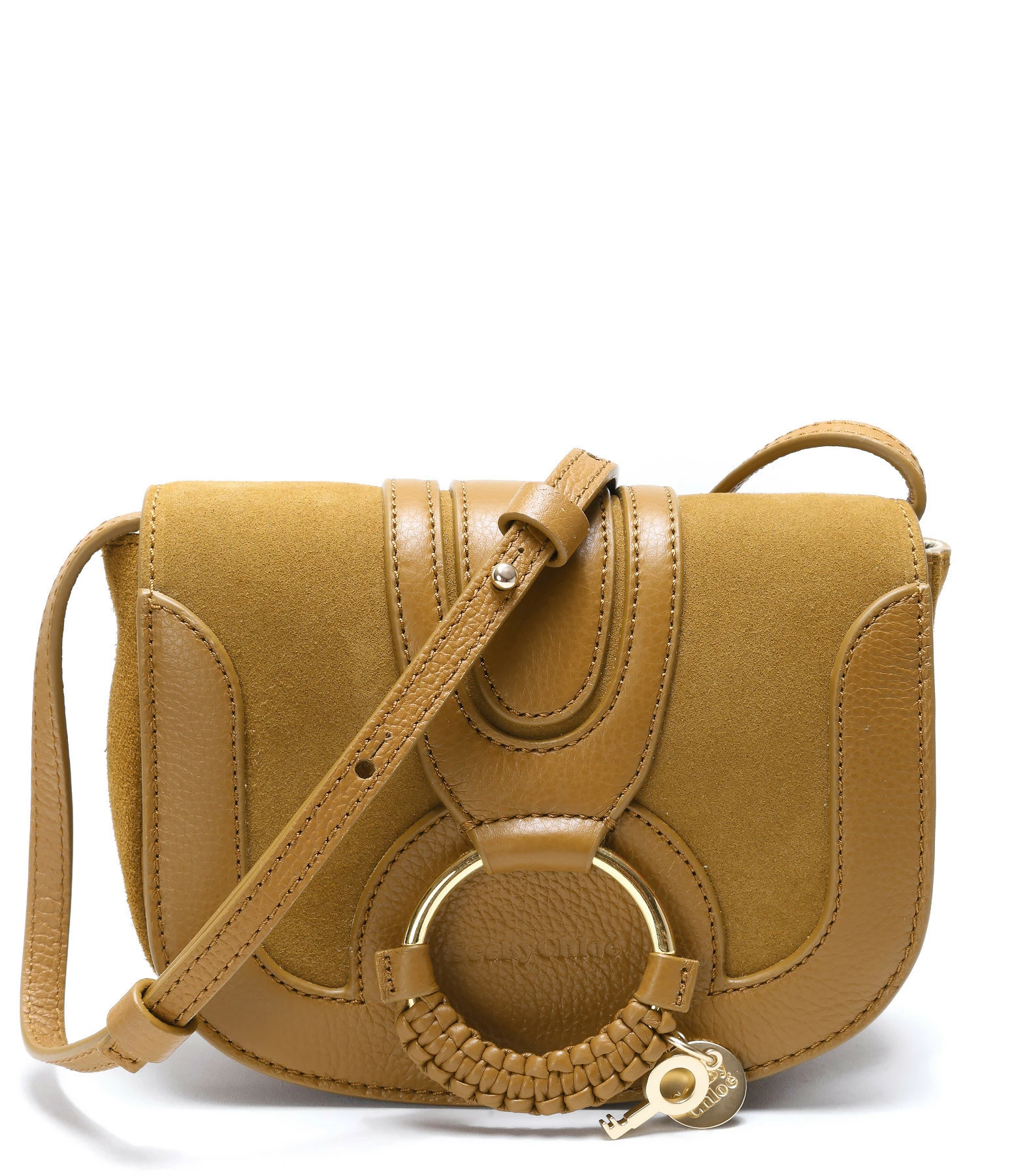 SEE BY CHLOE Sac Hana Mini Double Cuir Amber Green 3 SEE BY CHLOE Sac Hana Mini Double Cuir Amber Green