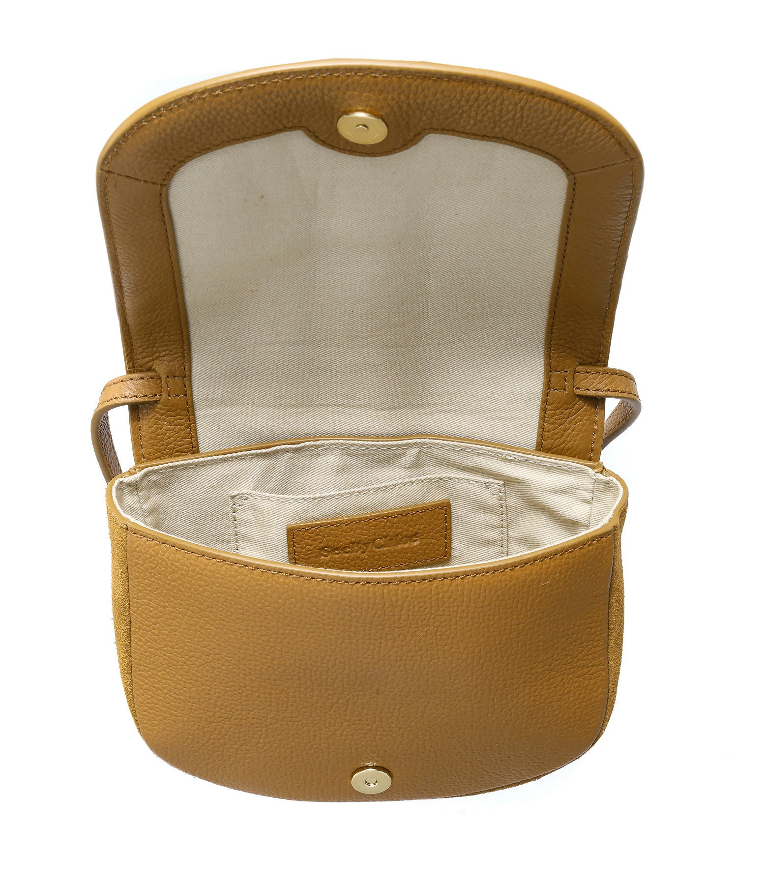 SEE BY CHLOE Sac Hana Mini Double Cuir Amber Green 6 SEE BY CHLOE Sac Hana Mini Double Cuir Amber Green – Image 4