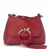 SEE BY CHLOE Sac Joan Mini Double Cuir Ribbon Red
