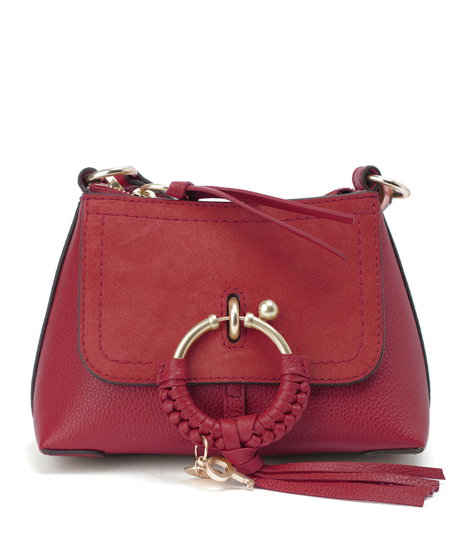 SEE BY CHLOE Sac Joan Mini Double Cuir Ribbon Red 3 SEE BY CHLOE Sac Joan Mini Double Cuir Ribbon Red
