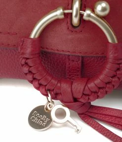 SEE BY CHLOE Sac Joan Mini Double Cuir Ribbon Red 10 SEE BY CHLOE Sac Joan Mini Double Cuir Ribbon Red -jerome dreyfuss shop unnamed file 2152