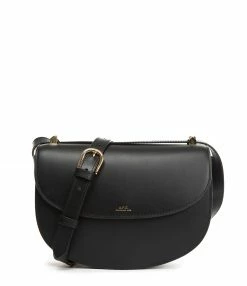 A.P.C. Sac Genève Mini Cuir Lisse Noir