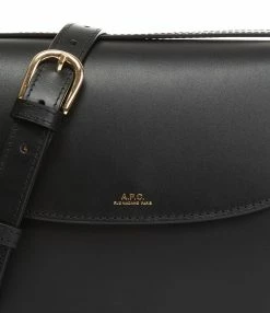 A.P.C. Sac Genève Mini Cuir Lisse Noir -jerome dreyfuss shop unnamed file 2159