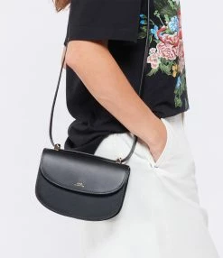 A.P.C. Sac Genève Mini Cuir Lisse Noir -jerome dreyfuss shop unnamed file 2161