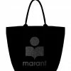 ISABEL MARANT Cabas Yenky Coton Noir -jerome dreyfuss shop unnamed file 217