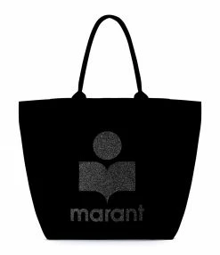 ISABEL MARANT Cabas Yenky Coton Noir
