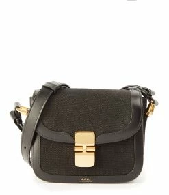 A.P.C. Sac Grace Mini Cuir Noir