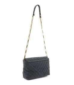 ISABEL MARANT Sac Bandoulière Merine Coton Noir -jerome dreyfuss shop unnamed file 2187