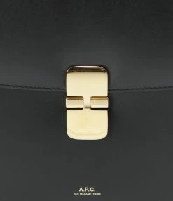 A.P.C. Sac Grace Small Cuir Lisse Noir -jerome dreyfuss shop unnamed file 2195