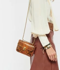 CLARIS VIROT Sac Ava Mini Python Moka -jerome dreyfuss shop unnamed file 2202