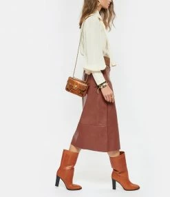 CLARIS VIROT Sac Ava Mini Python Moka -jerome dreyfuss shop unnamed file 2203