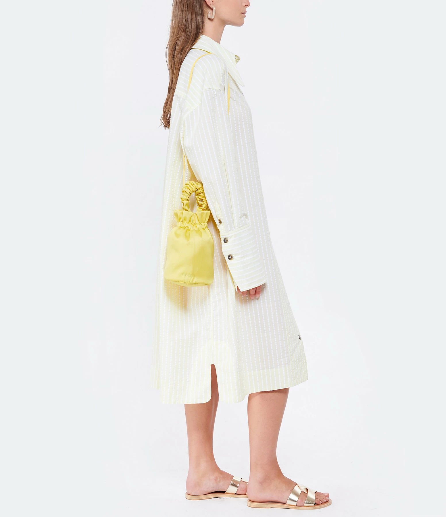 GANNI Sac Sceau Occasion Jaune 8 GANNI Sac Sceau Occasion Jaune – Image 6