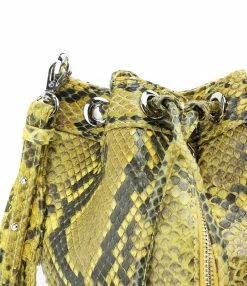 SISTA PARIS Sac Amber Python Jaune Phoenix Noir 11 SISTA PARIS Sac Amber Python Jaune Phoenix Noir -jerome dreyfuss shop unnamed file 2263