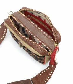 CLARIS VIROT Sac Lily Cuir Léopard Sable -jerome dreyfuss shop unnamed file 2268