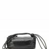 ISABEL MARANT Sac Shelby Cuir Froissé Noir Doré -jerome dreyfuss shop unnamed file 2317
