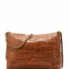 JEROME DREYFUSS Sac Lulu M Cuir Croco Whisky -jerome dreyfuss shop unnamed file 2323