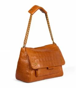 JEROME DREYFUSS Sac Lulu M Cuir Croco Whisky 11 JEROME DREYFUSS Sac Lulu M Cuir Croco Whisky -jerome dreyfuss shop unnamed file 2325