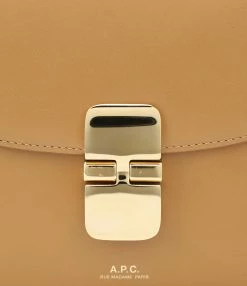 A.P.C. Sac Grace Mini Cuir Lisse Camel -jerome dreyfuss shop unnamed file 2339