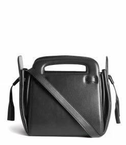 AMI PARIS Sac Seau GM Cuir Lisse Noir -jerome dreyfuss shop unnamed file 2380