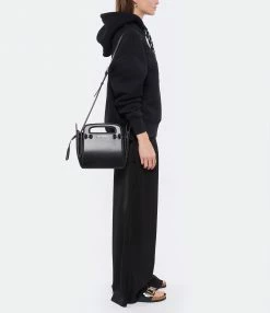 AMI PARIS Sac Seau GM Cuir Lisse Noir -jerome dreyfuss shop unnamed file 2383