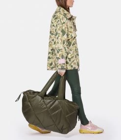 PIUMESTUDIO Cabas Matelassé Spazio Militaire -jerome dreyfuss shop unnamed file 239