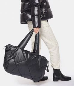 PIUMESTUDIO Cabas Matelassé Spazio Noir -jerome dreyfuss shop unnamed file 241