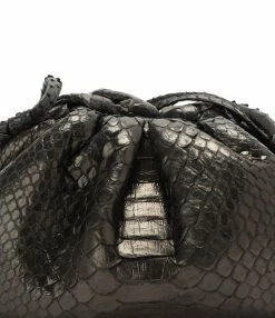 SISTA PARIS Sac Baby Uniq Cuir Souple Python Noir 11 SISTA PARIS Sac Baby Uniq Cuir Souple Python Noir -jerome dreyfuss shop unnamed file 2432