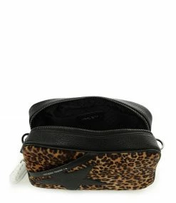 GOLDEN GOOSE Sac Star Cuir Pony Léopard Noir -jerome dreyfuss shop unnamed file 2445