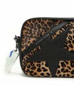 GOLDEN GOOSE Sac Star Cuir Pony Léopard Noir -jerome dreyfuss shop unnamed file 2446