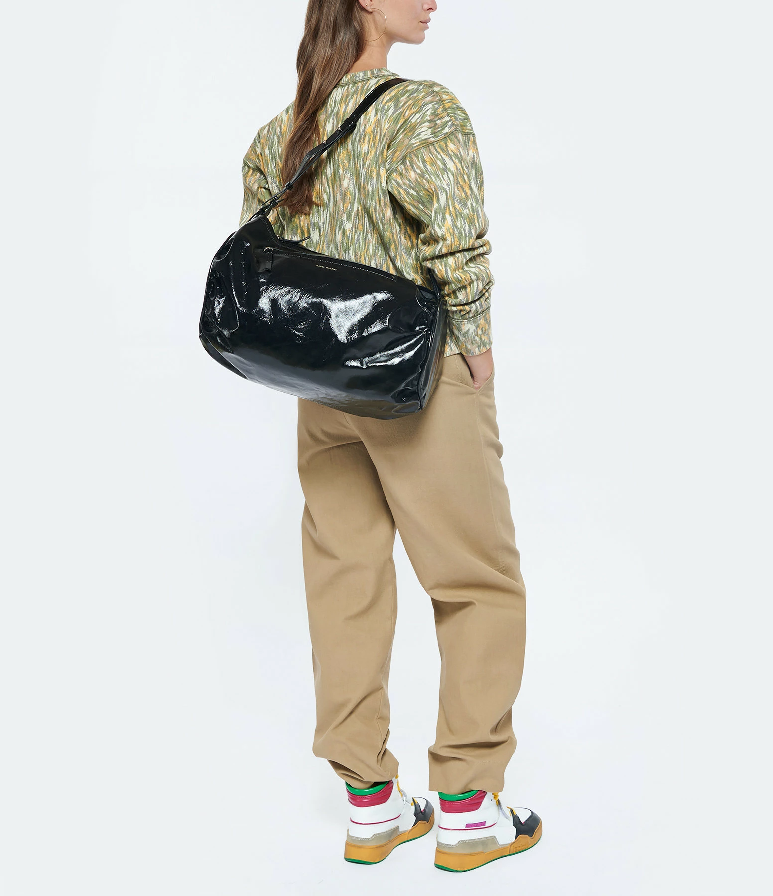 ISABEL MARANT Sac Maxi Shelby Cuir Noir 8 ISABEL MARANT Sac Maxi Shelby Cuir Noir – Image 6