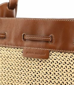 ISABEL MARANT Sac Seau Buky Raphia Cognac Naturel -jerome dreyfuss shop unnamed file 2480