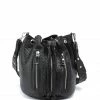 SISTA PARIS Sac Amber Python Noir Argenté -jerome dreyfuss shop unnamed file 2495
