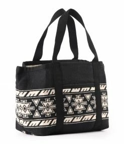 ISABEL MARANT Cabas Darwen Coton Noir Écru -jerome dreyfuss shop unnamed file 250