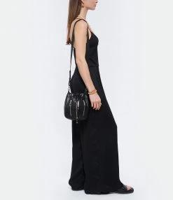 SISTA PARIS Sac Amber Python Noir Argenté -jerome dreyfuss shop unnamed file 2500