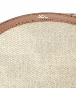 A.P.C. Sac Demi-Lune Cuir Noisette Beige 11 A.P.C. Sac Demi-Lune Cuir Noisette Beige -jerome dreyfuss shop unnamed file 2516