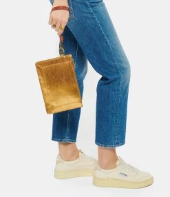 JEROME DREYFUSS Dragonne Simple Vachette Orange Gold -jerome dreyfuss shop unnamed file 2521