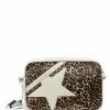 GOLDEN GOOSE Sac Star Cuir Pony Léopard