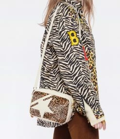 GOLDEN GOOSE Sac Star Cuir Pony Léopard -jerome dreyfuss shop unnamed file 2545