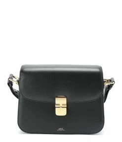 A.P.C. Sac Grace Cuir Lisse Noir